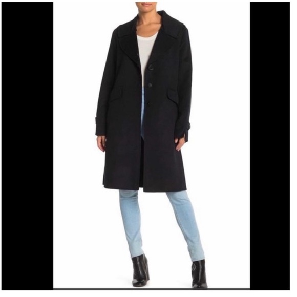 Derek Lam navy coat - Picture 1 of 6